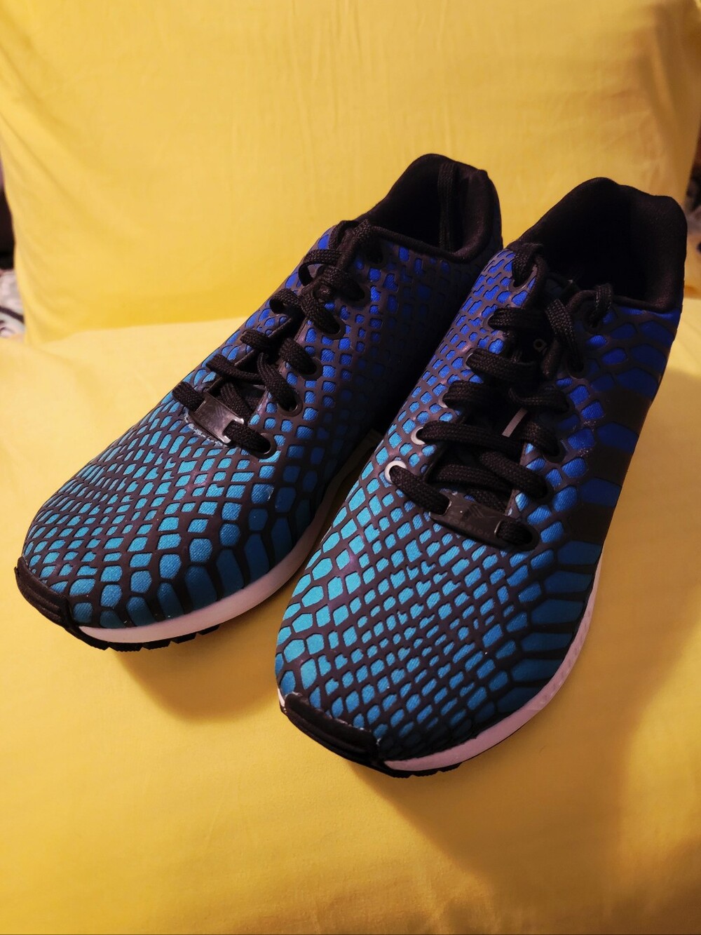 Adidas ZX Flux Xeno Bold Blue Trainers - Picture 3 of 6